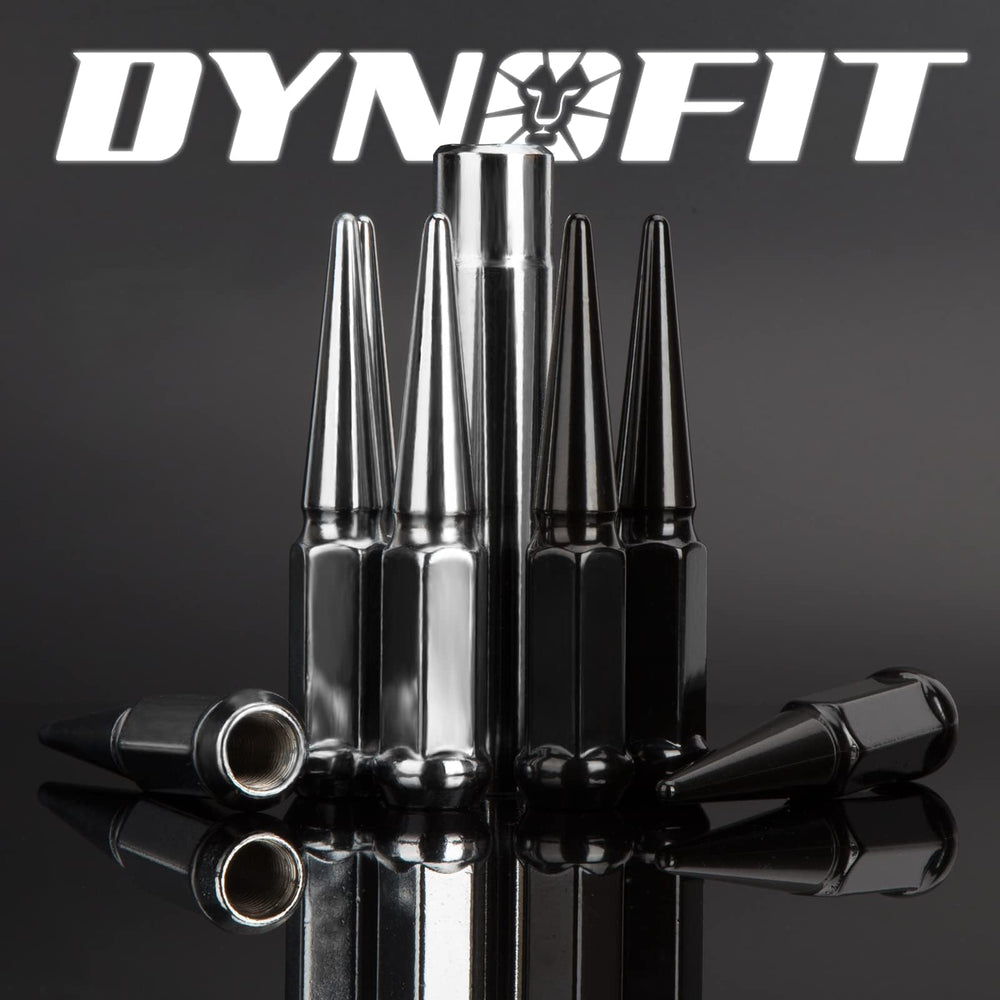 dynofit on truck wheel in lifestyle setting, enhancing appearance and protection
