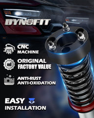 dynofit installed on Ram1500 side profile showing leveled stance and improved clearance