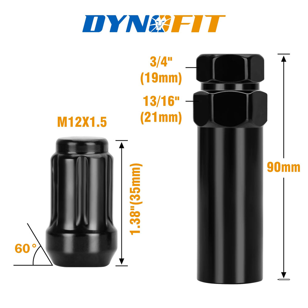 dynofit close-up of nut threads showing clean pitch and easier installation benefit