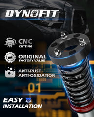 dynofit spacer close-up of machined surface demonstrating precision fit
