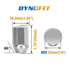 dynofit close-up of clean M14x1.5 threads demonstrating precise fit