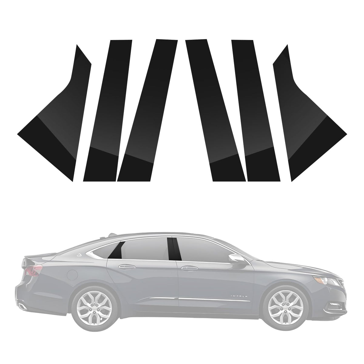 DYNVEX front packaging showing full 6-piece trim kit and fitment