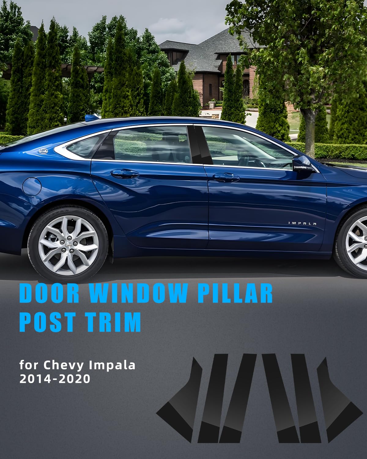 DYNVEX finished Impala parked outdoors demonstrating enhanced styling