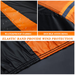 DYTARGET double-stitched edge close-up showing durable seam reinforcement
