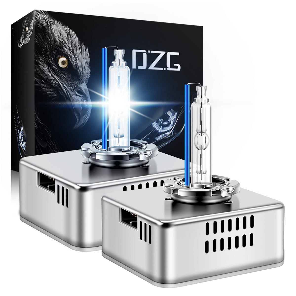 DZG D5S front packaging showing bulbs and quick-fit benefit