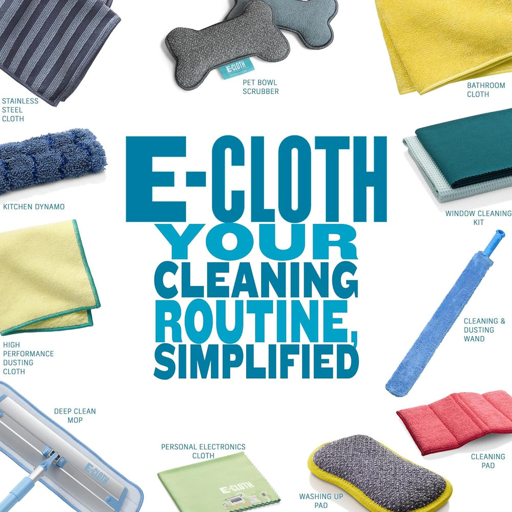 E-Cloth sponges beside glovebox showing portable size and easy storage