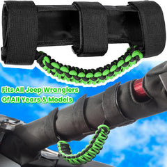 E-cowlboy close-up of 550 paracord texture, durable non-slip grip benefit
