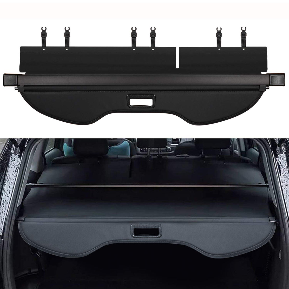 E-cowlboy front view installed in Ford Escape showing seamless privacy