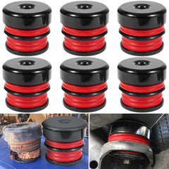 E-cowlboy front pack showing six red silicone mounts and boxes, durable OEM fit
