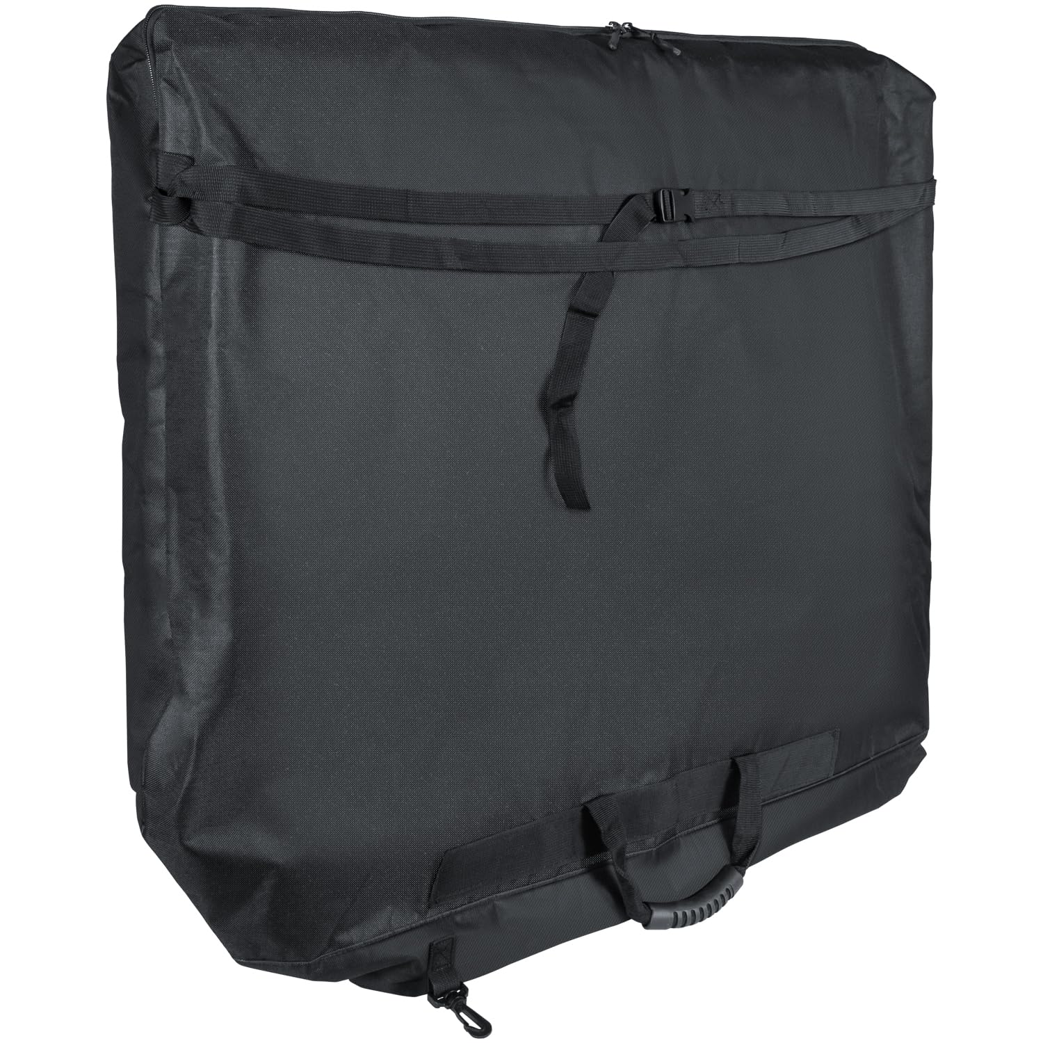E-cowlboy front view of storage bag showing protective carry design and fit