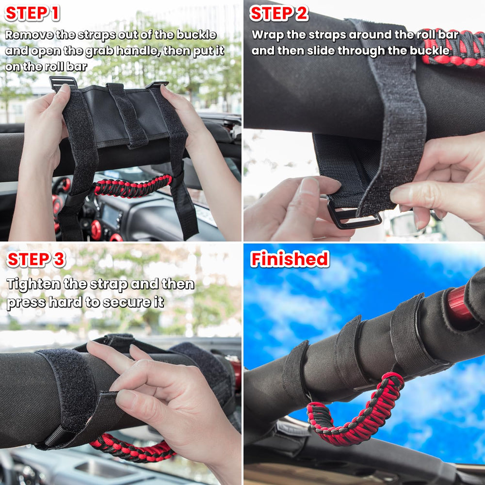 E-cowlboy passenger using handle showing improved stability on rough trails