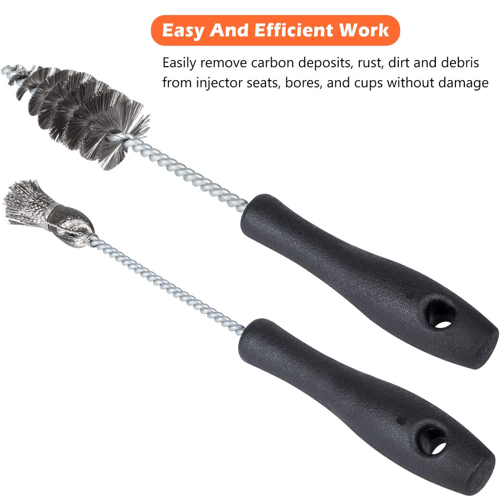 E-cowlboy ABS handle texture detail for secure grip and controlled cleaning