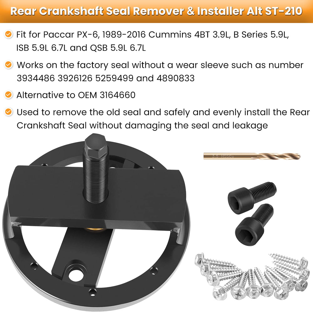 E-cowlboy installed crankseal shown on engine for scale and fit
