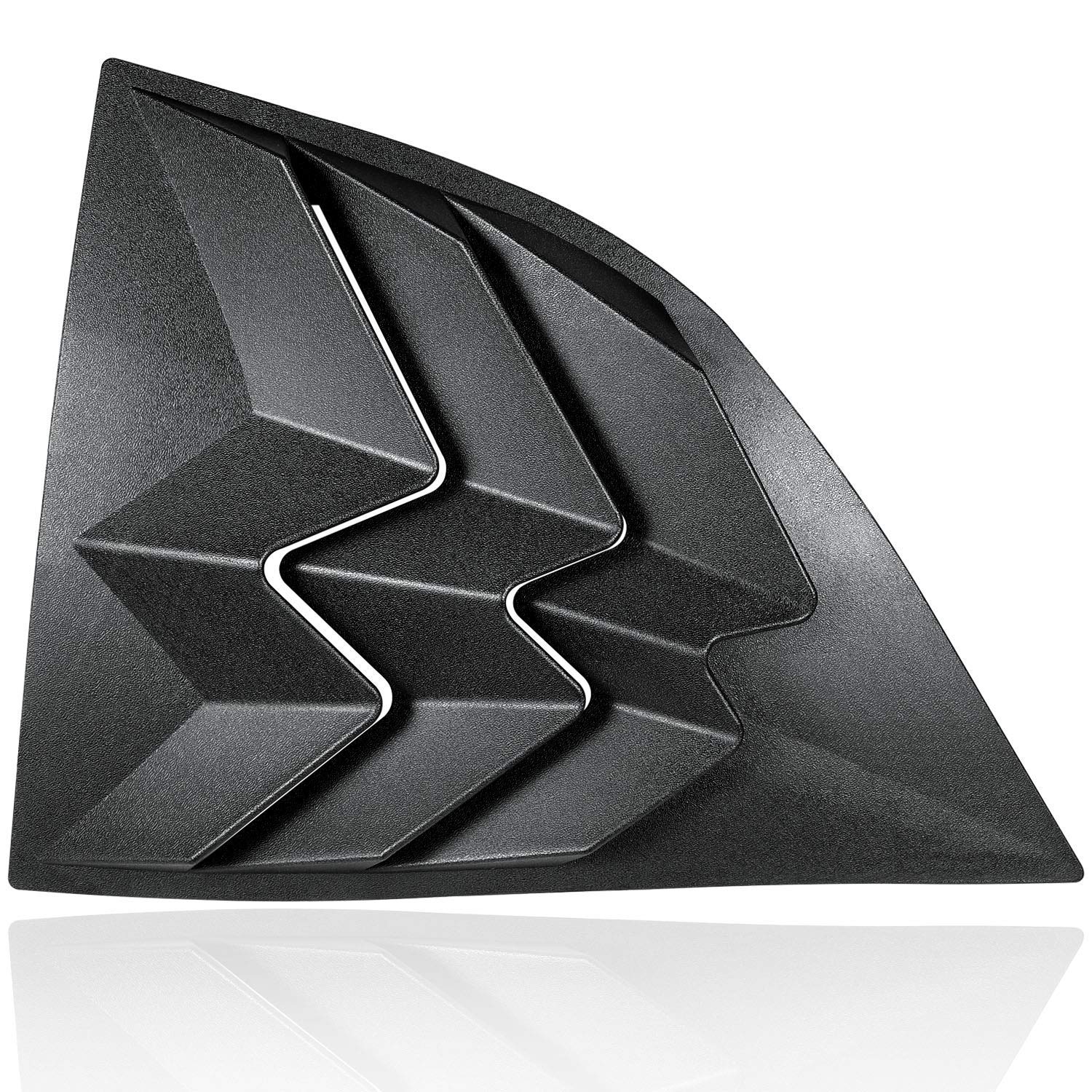 E-cowlboy louver on passenger rear-quarter showing reduced glare benefit