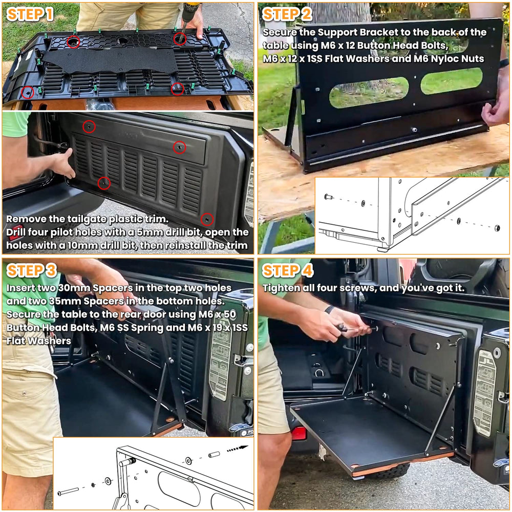 E-cowlboy matte black powder-coated steel texture displaying corrosion resistance