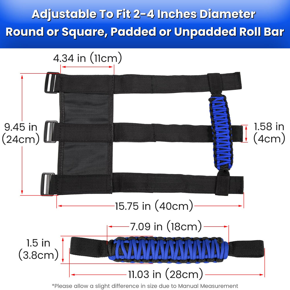 E-cowlboy handle next to ruler showing compact dimensions and fit range