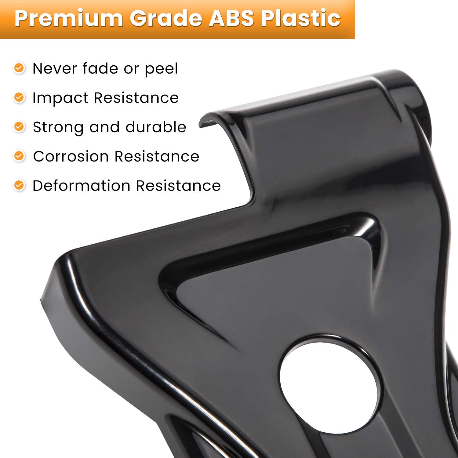 E-cowlboy hinge cover beside ruler showing compact size and exact fitment