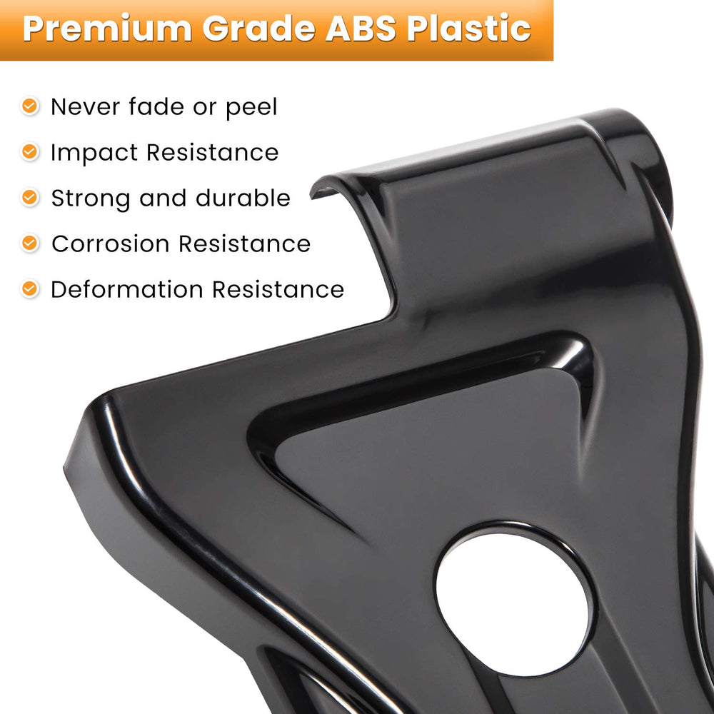 E-cowlboy hinge cover beside ruler showing compact size and exact fitment