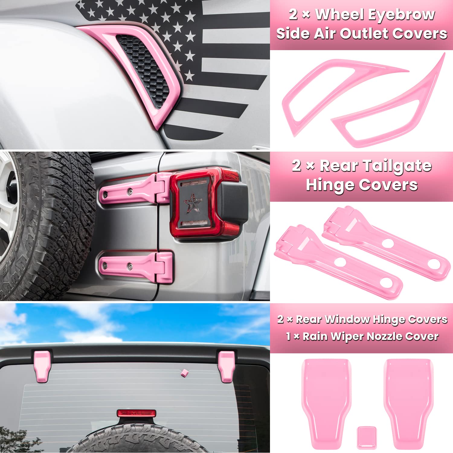 E-cowlboy side air outlet trim closeup showing precision fit and visual upgrade