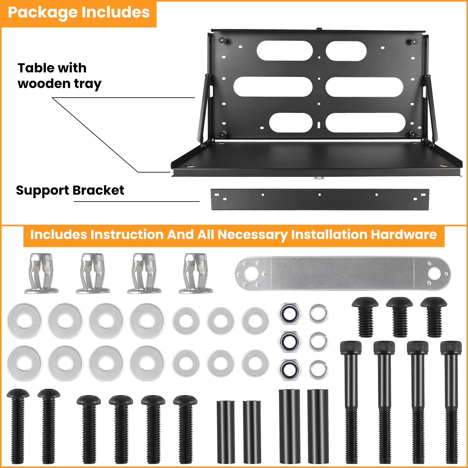 E-cowlboy table size comparison with hand showing compact foldable profile and scale