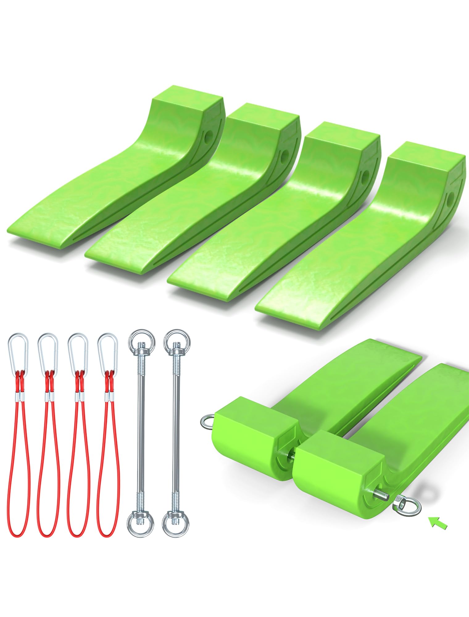 E-SDS front packaging showing four skates and included straps for easy transport