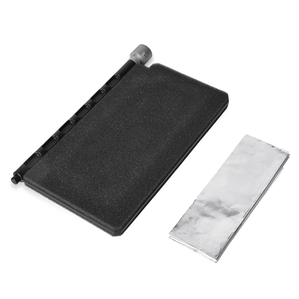 E-Shin front of kit packaging showing components and benefit of easy replacement