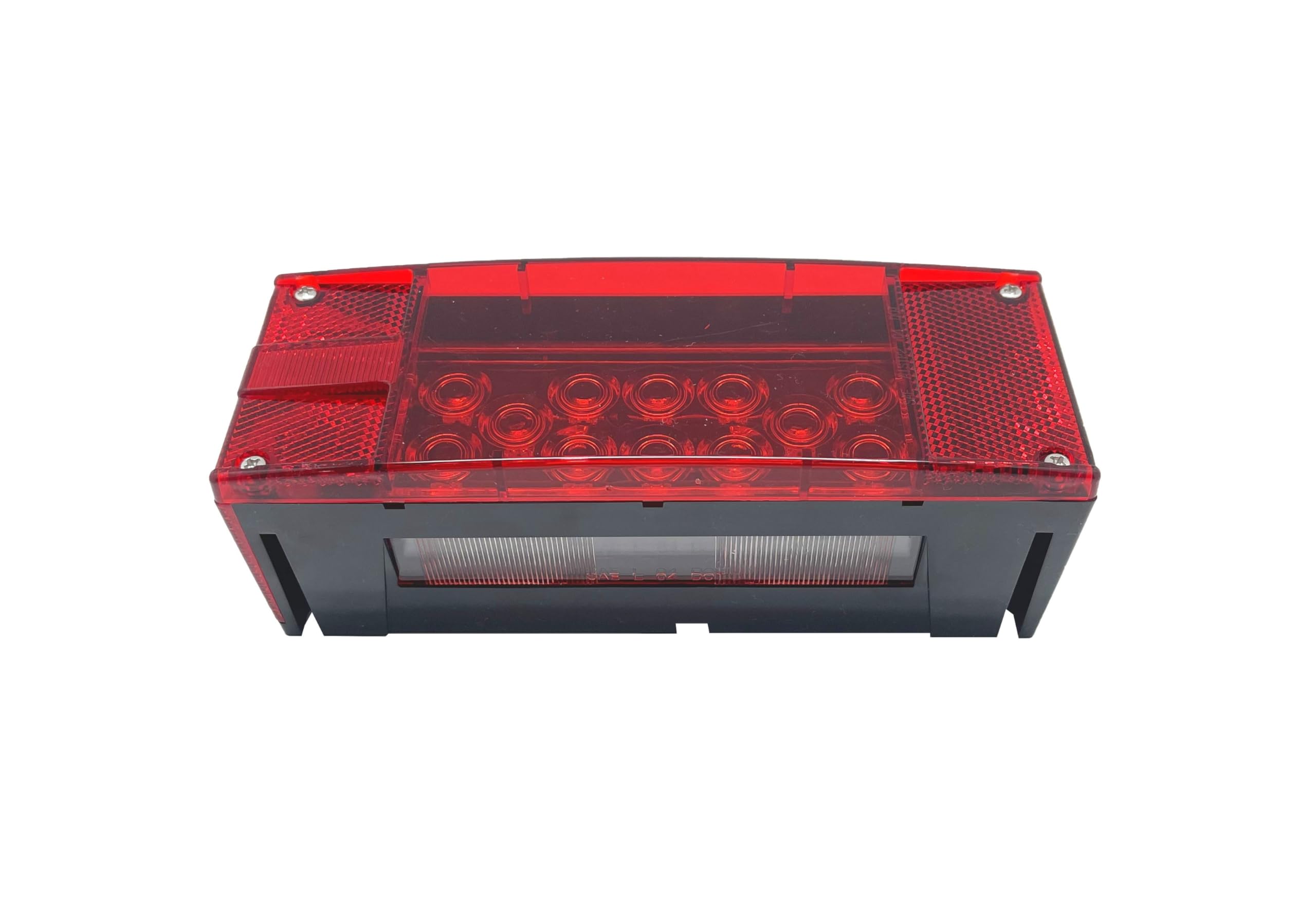 EAGLE KING PRODUCTS front view showing left tail light and clear lens for visibility