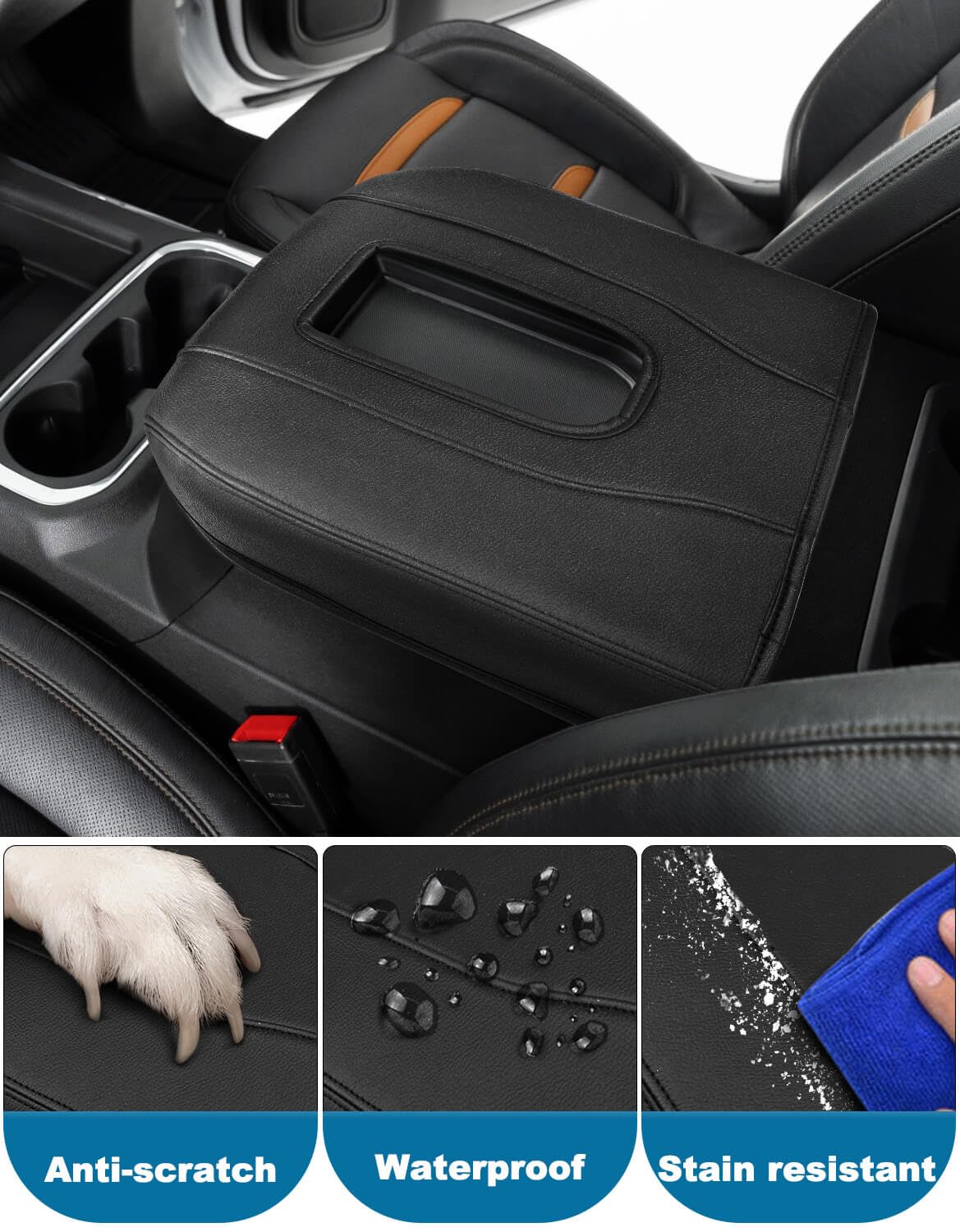 Eaglecover elastic strap detail illustrating secure, tool-free installation