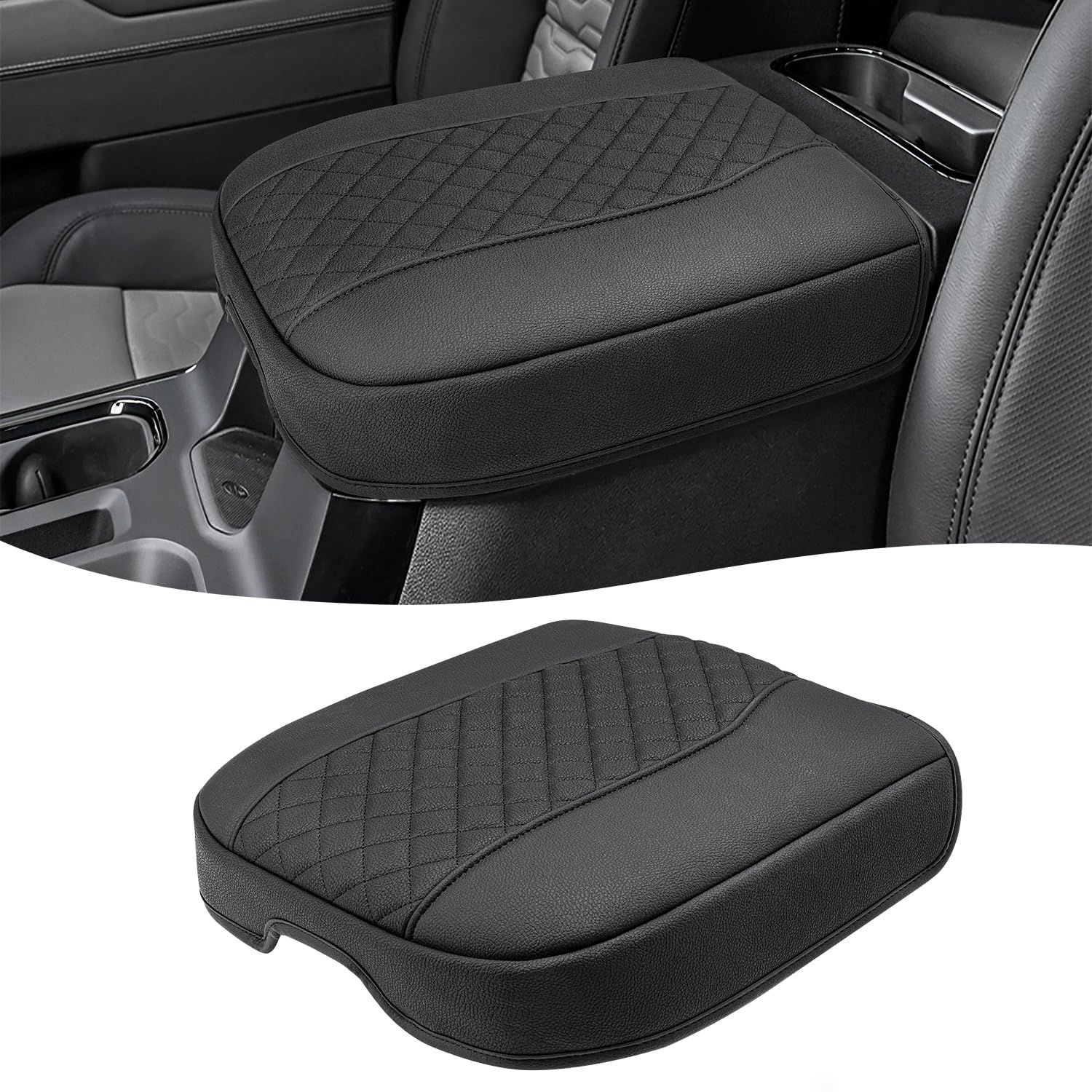 Eaglecover front view on console showing neat fit and protection