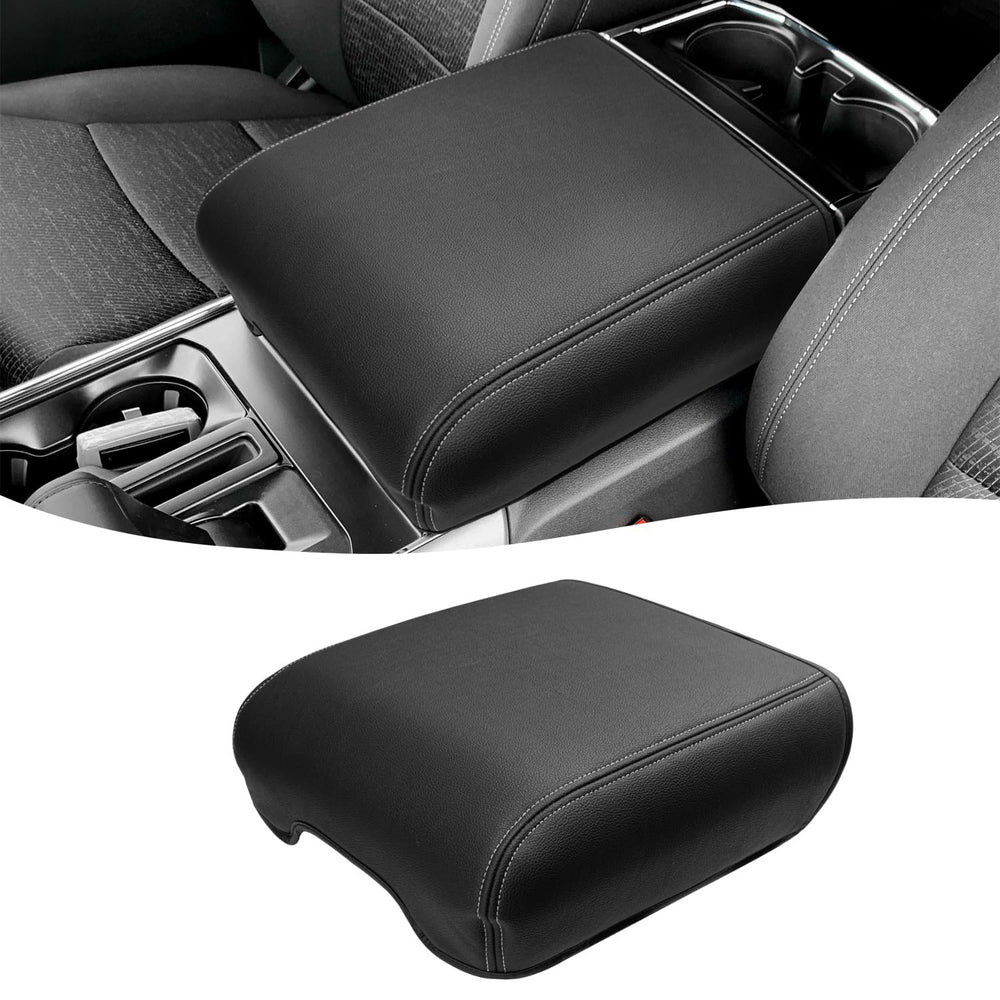Eaglecover front view on F150 console showing precise fit and protection