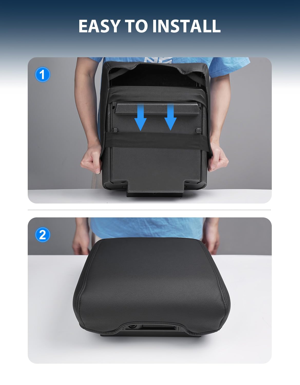 Eaglecover size comparison with ruler showing accurate custom dimensions