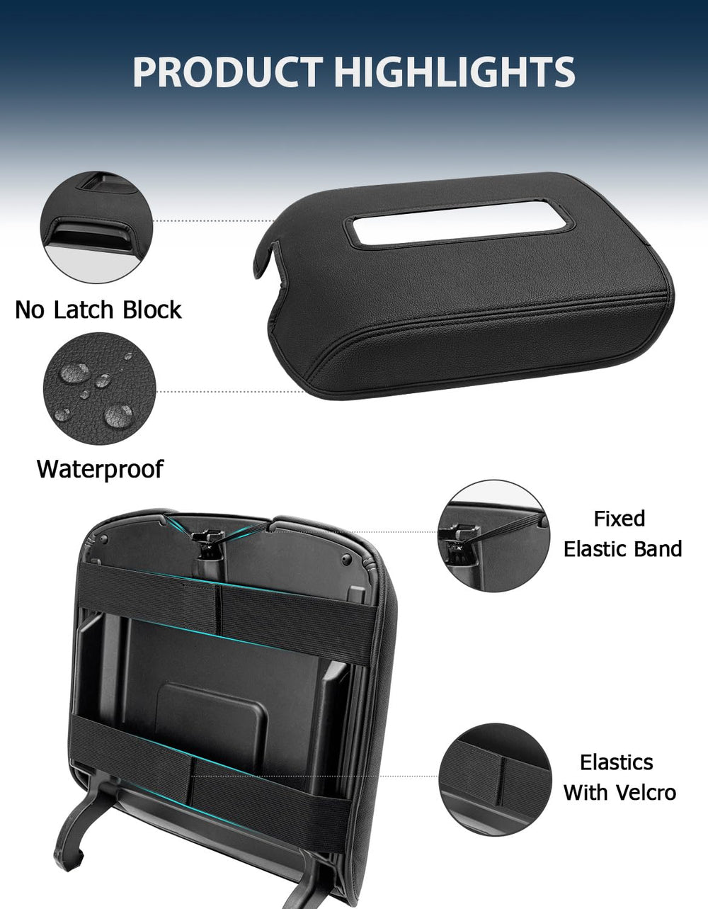 Eaglecover textured underside showing anti-slip stability benefit