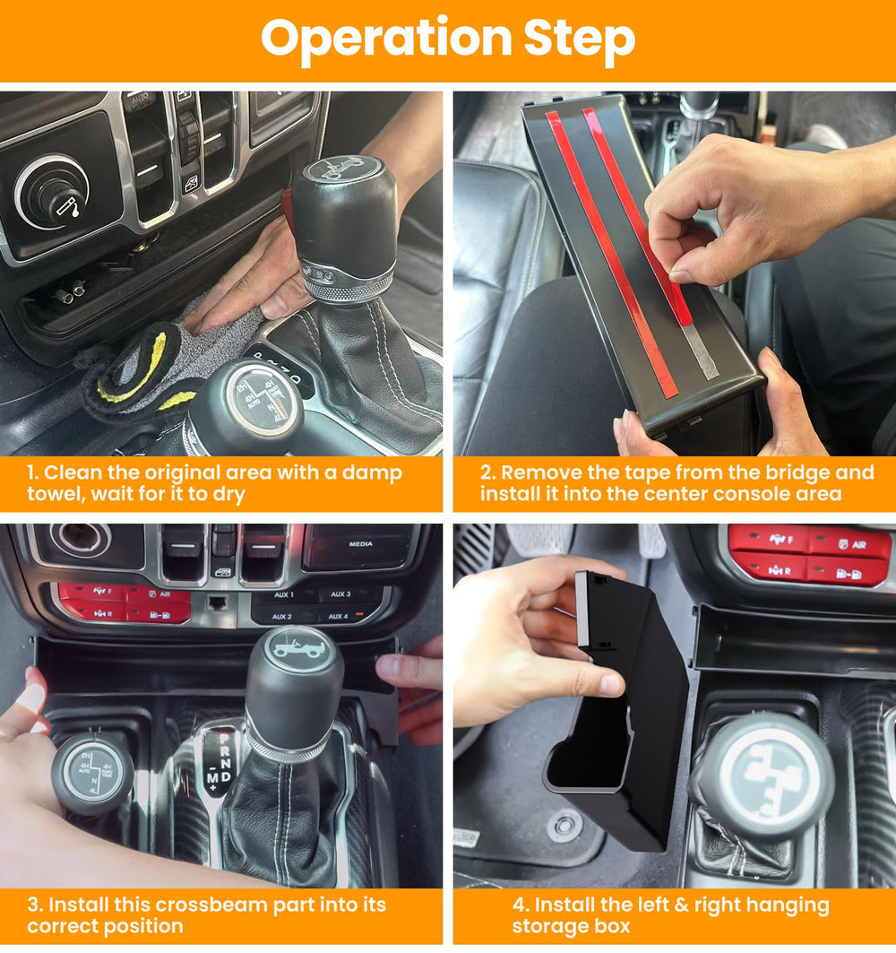 Eamplest assembled in Jeep interior showing seamless fit and easy access