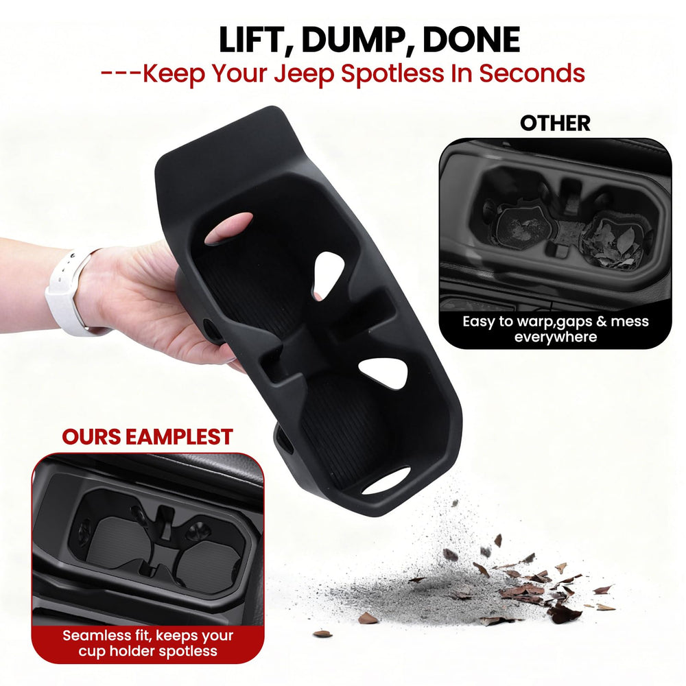 Eamplest packaging and contents showing easy install and dishwasher-safe care