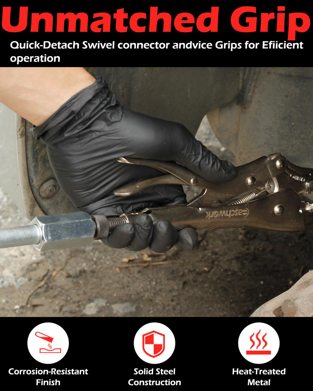 easchwork tool in use inside engine bay for tight-space extraction