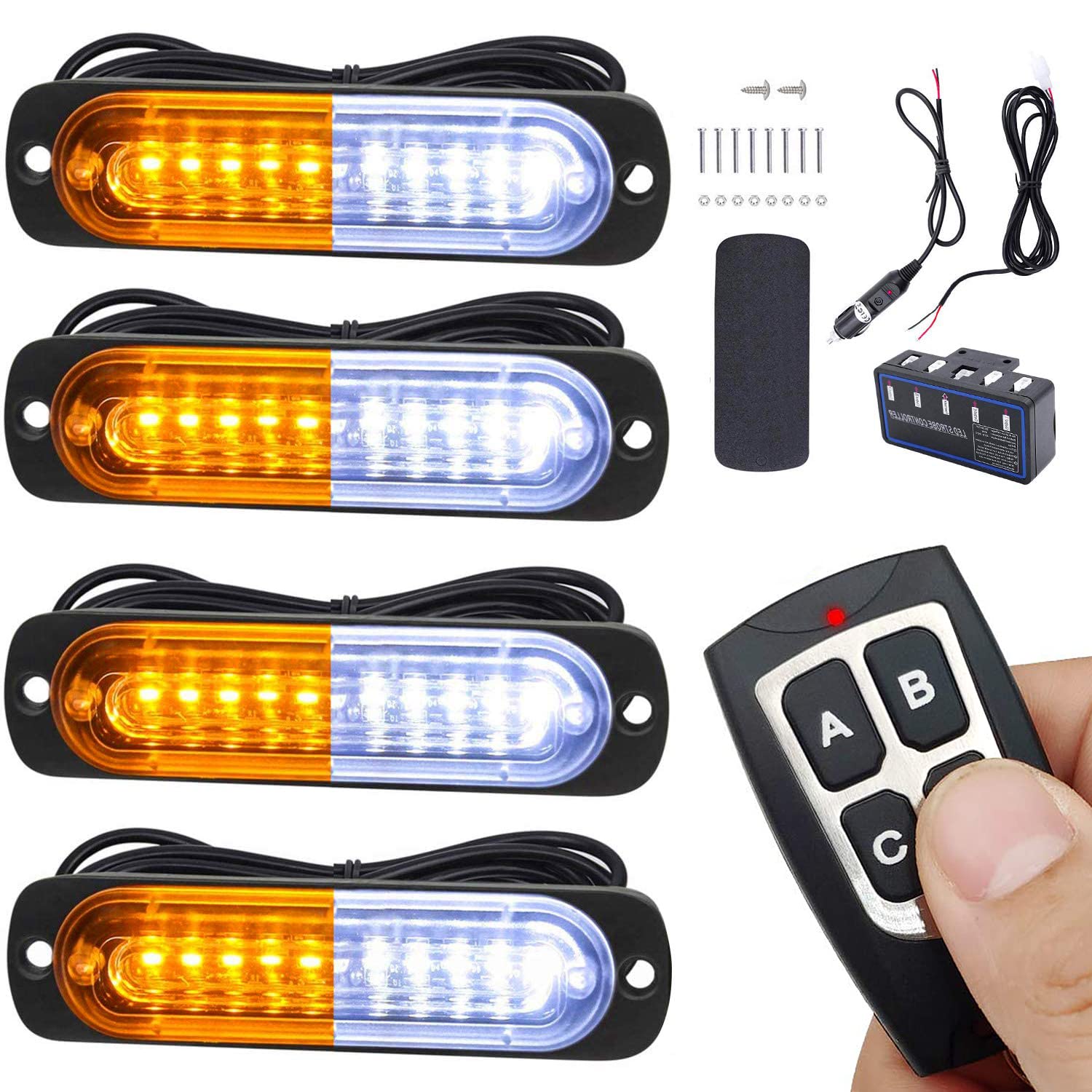 EASE2U E front assembly showing four lights and brackets, clear visibility benefit