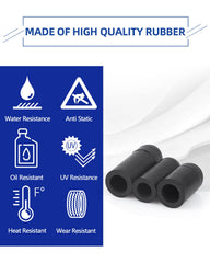 Easily rubber texture closeup showing durable material and tear resistance