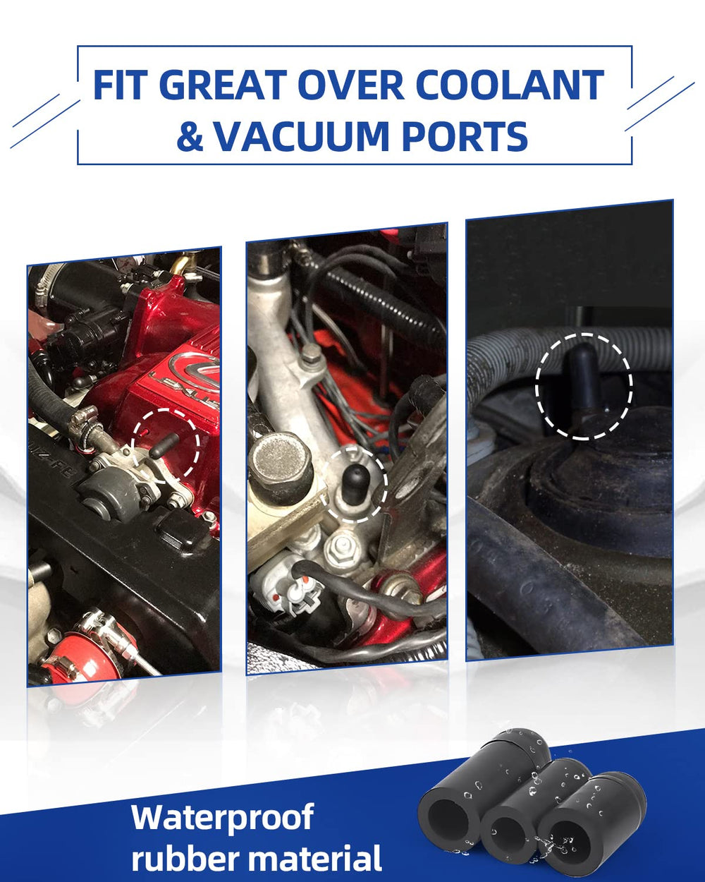 Easily cap sealing a carburetor port to prevent contamination during repairs