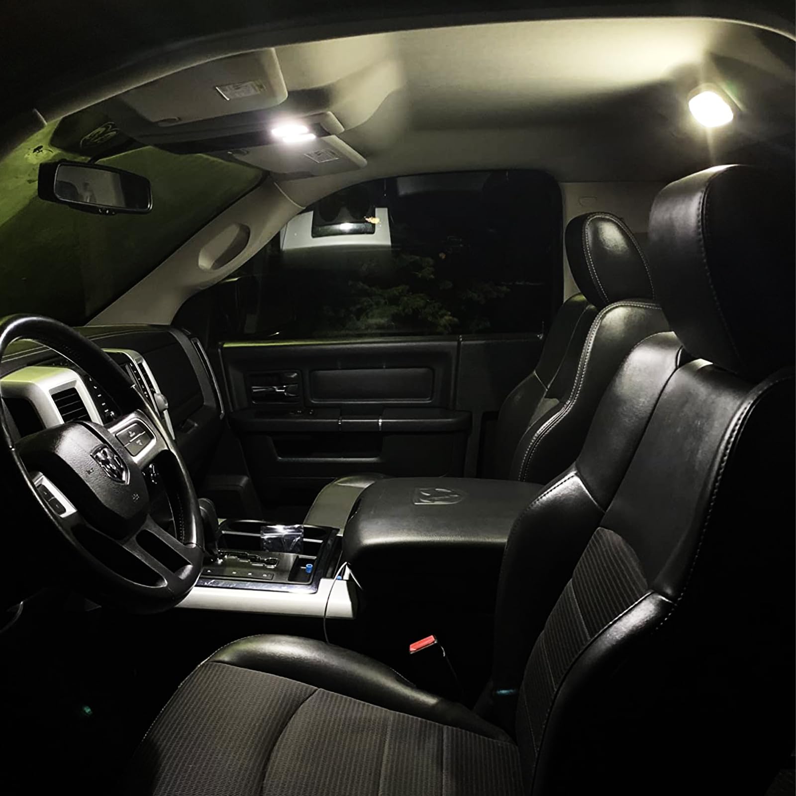 EASY EAGLE glove box light in use brightening storage for easier item access