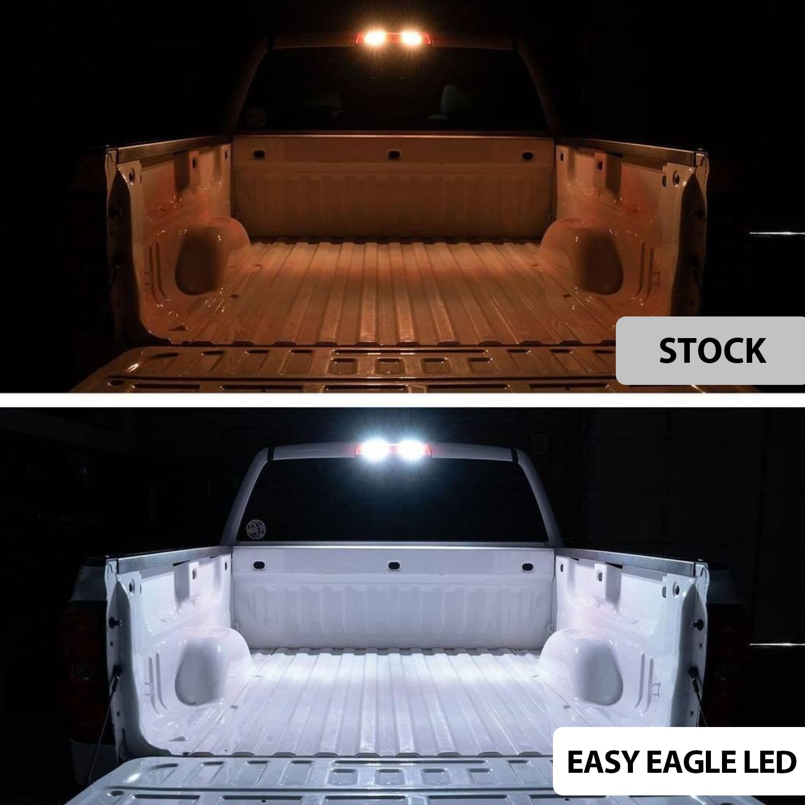 EASY EAGLE license plate LEDs at night improving rear visibility