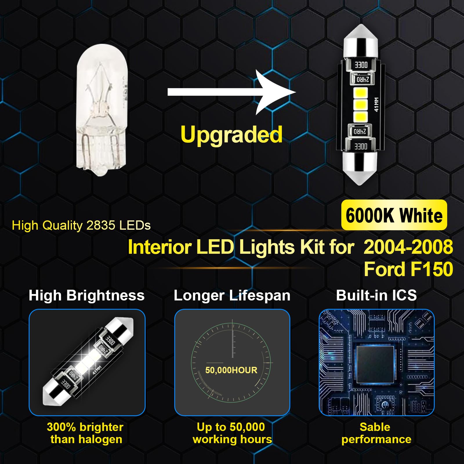EASY EAGLE map light installed on driver side improving visibility
