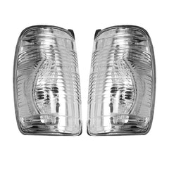 EATAKWARD front view of both mirror signal lenses showing clean fit