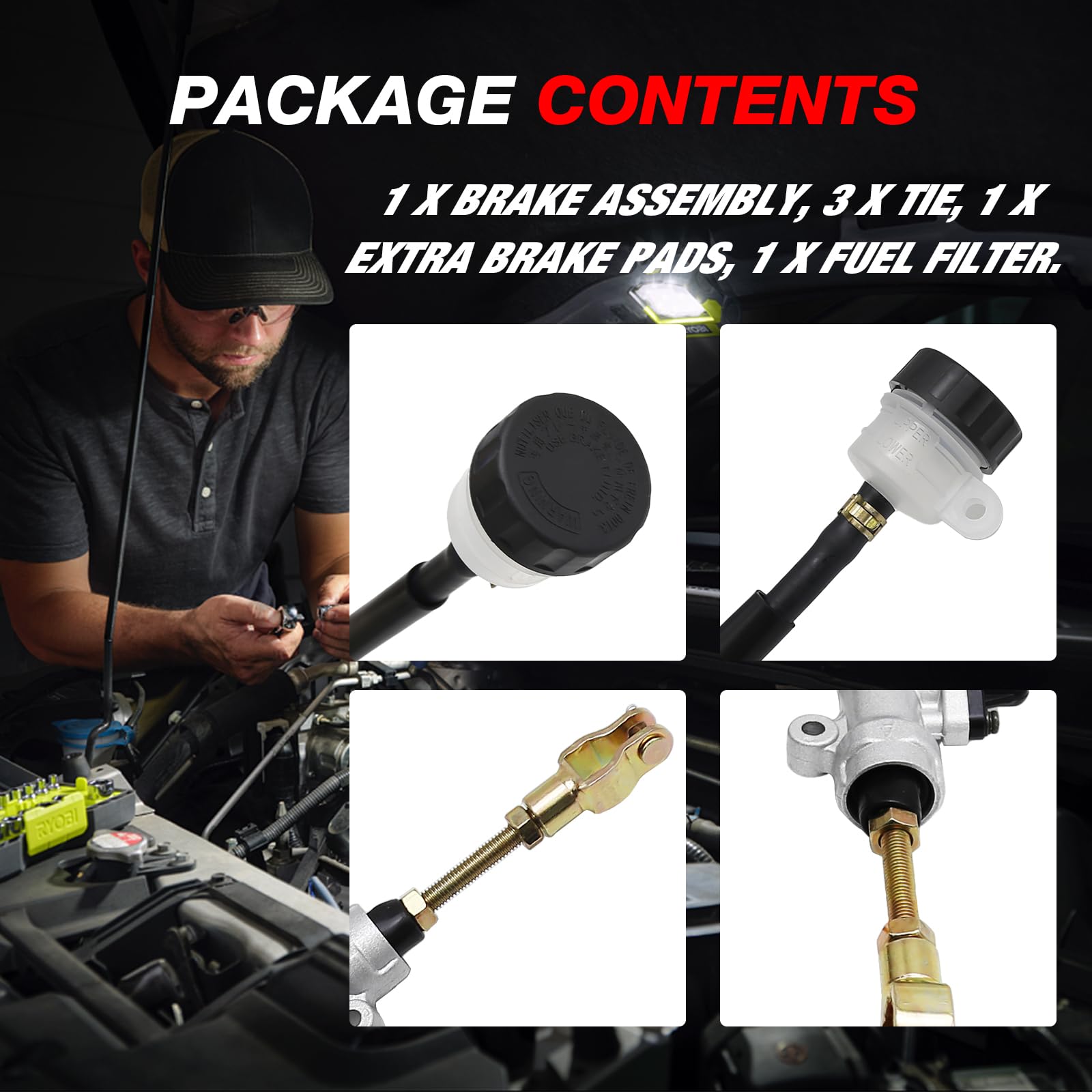 EATAKWARD master cylinder closeup highlighting durable construction benefits