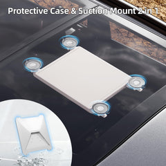 EAZUSE Starlink Mini close-up of suction cups showing strong hold benefit