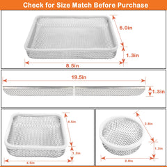 Eazy2hD round screen detail showing secure fit and durable mesh to protect circular vent openings.