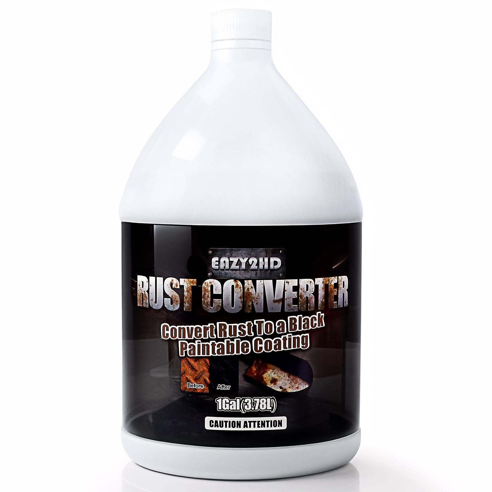 Eazy2hD front label on 1 gallon container showing product identity and use
