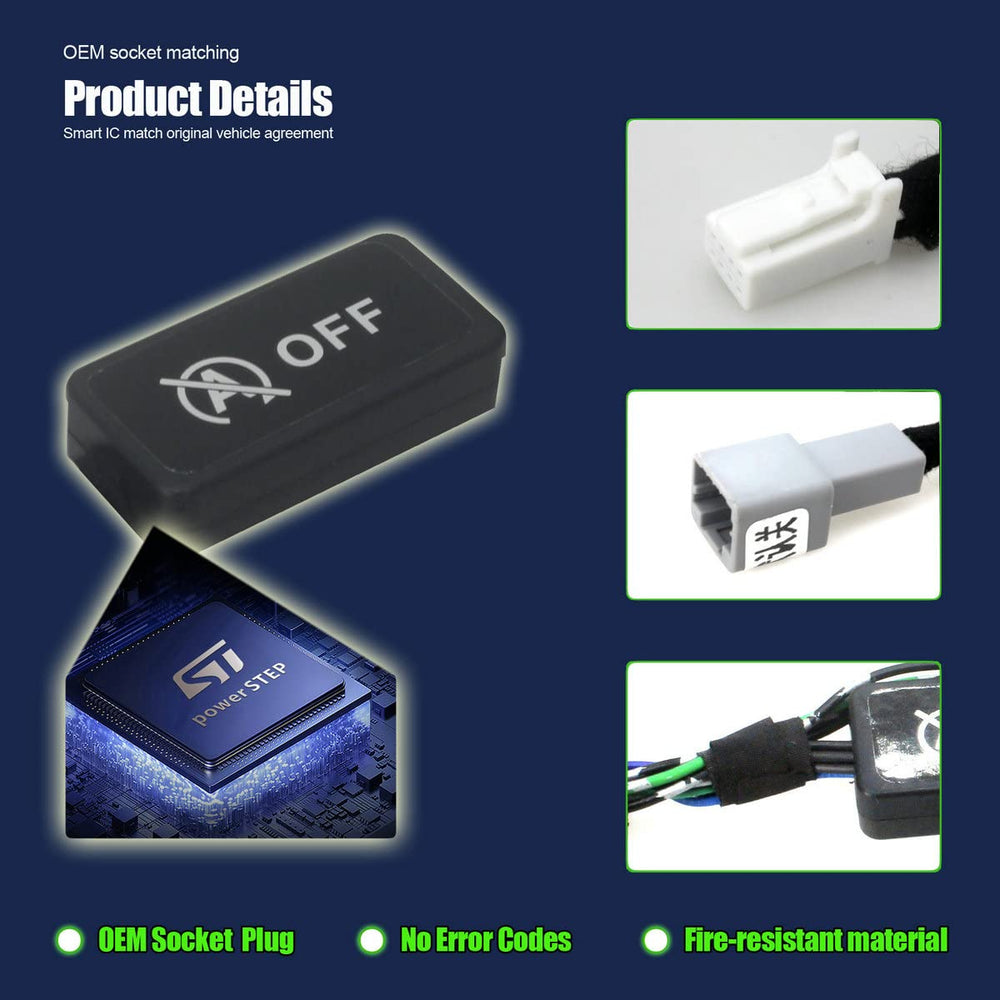 EBAIFUN detailed A‑OFF button image, highlights easy restoration of factory function