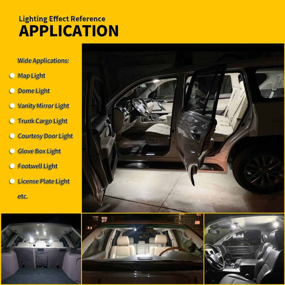 EBAIFUN LEDs lighting a trunk for improved cargo visibility and safer loading