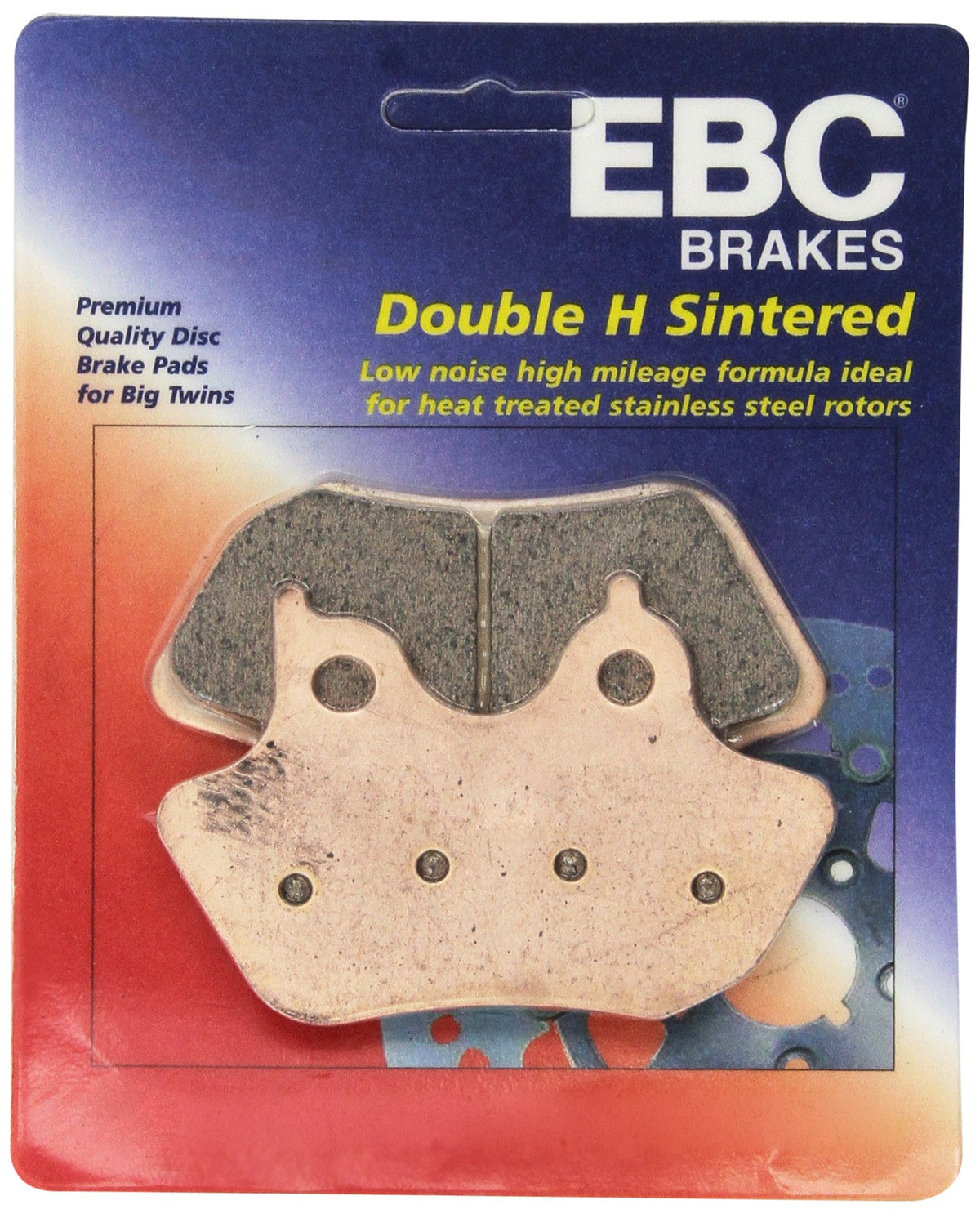 EBC FA400HH front view showing packaging and pads for reliable replacement