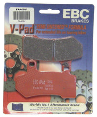 EBC FA409V front-face view showing pad shape and OEM fit benefit